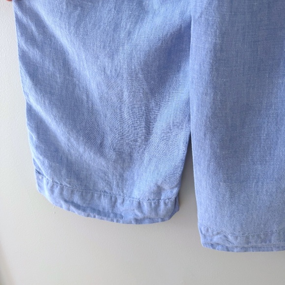 J.Jill Blue Linen Capri Pants - Picture 9 of 11